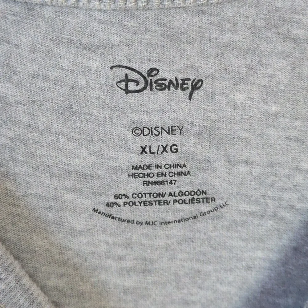 Disney Lion King Slumber Party Gray Sleep Tee Gown Women's XL - Picture 3 of 3